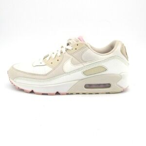 Nike Air Max 90 Summit Women Size 9.5 White Pink Beige Casual Sneakers